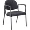 Global Industrial Contoured Chair With Arms, Fabric Upholstery, Black 516129BK - alternate 1